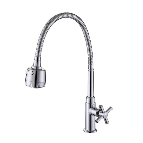 Fashion Flexible Arc 360 Degree Rotatable Kitchen Faucet